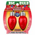 Magic Seasons Christmas Big Bulb Flashing Earrings Plastic 702442